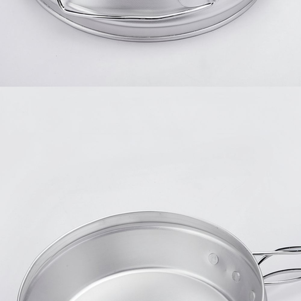 Camping Cooking Dining Set - Tragbares Camping-Topfset aus Aluminium für Starck