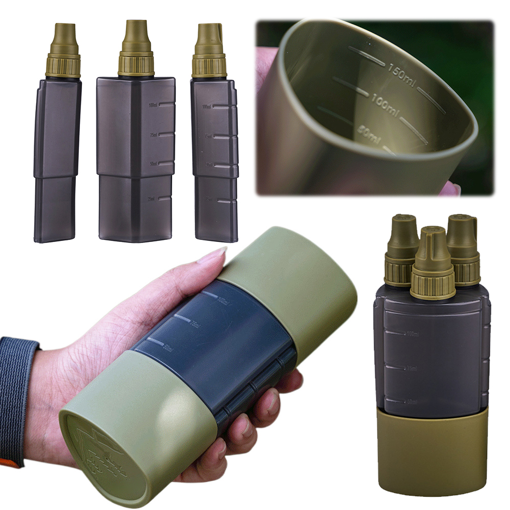 Quality Camping Cooking Set - 3-in-1 Outdoor Camping Gewürzspender Flasche BBQ