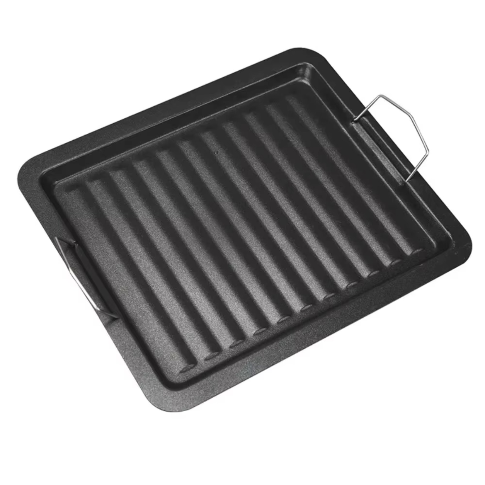 Camping Cooking Flat Top - Grillplatte, antihaftbeschichtete Eisenplatte für Camping, Grillen,