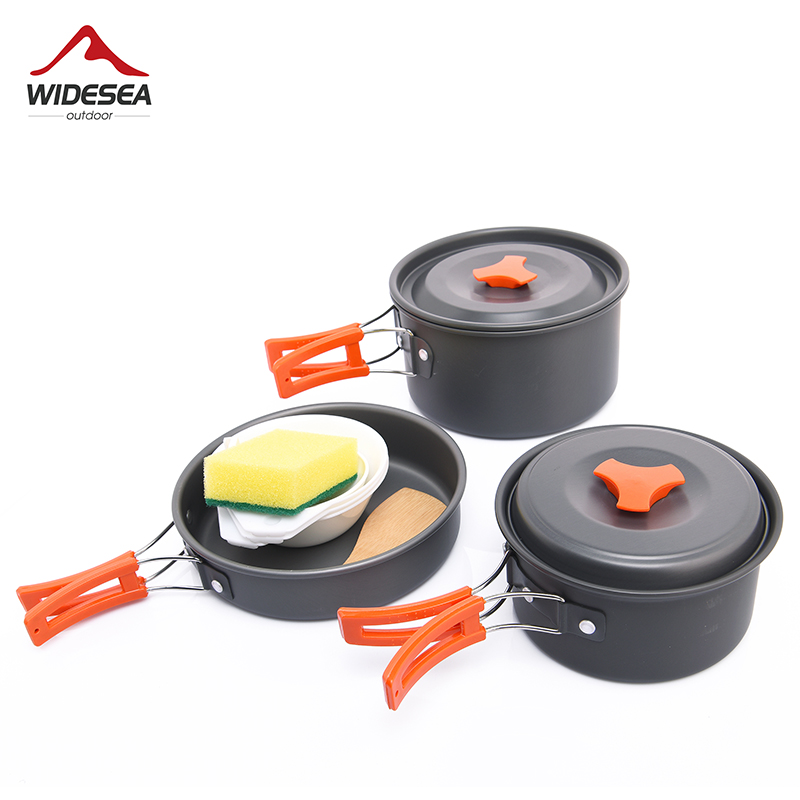 Quality Camping Cooking Set - Widesea Camping Outdoor Kochgeschirr Set Geschirr