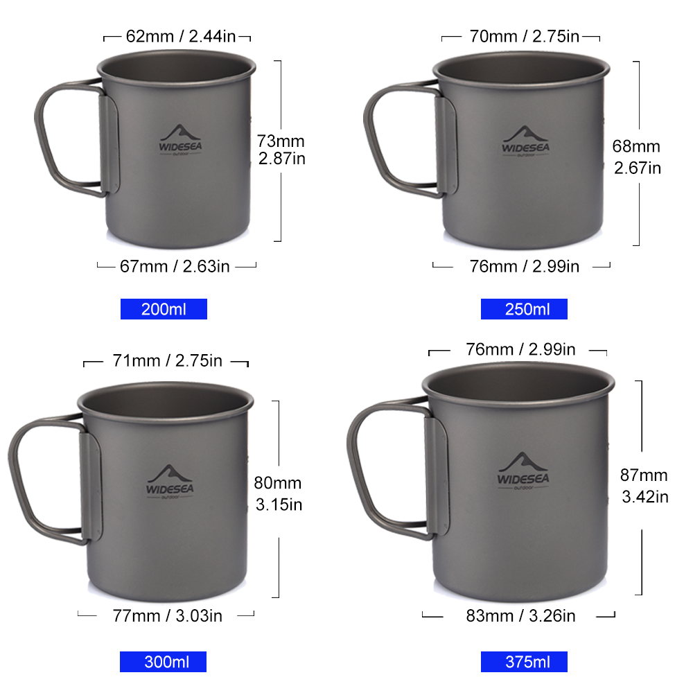 Widesea Camping-Becher Titan-T – Quality Camping Cooking Set Bewertung und Preis