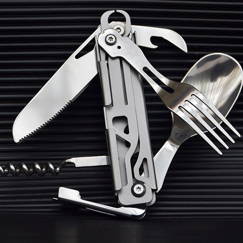 Multifunktionales Camping-Gabe – Quality Camping Cooking Set Bewertung und Preis