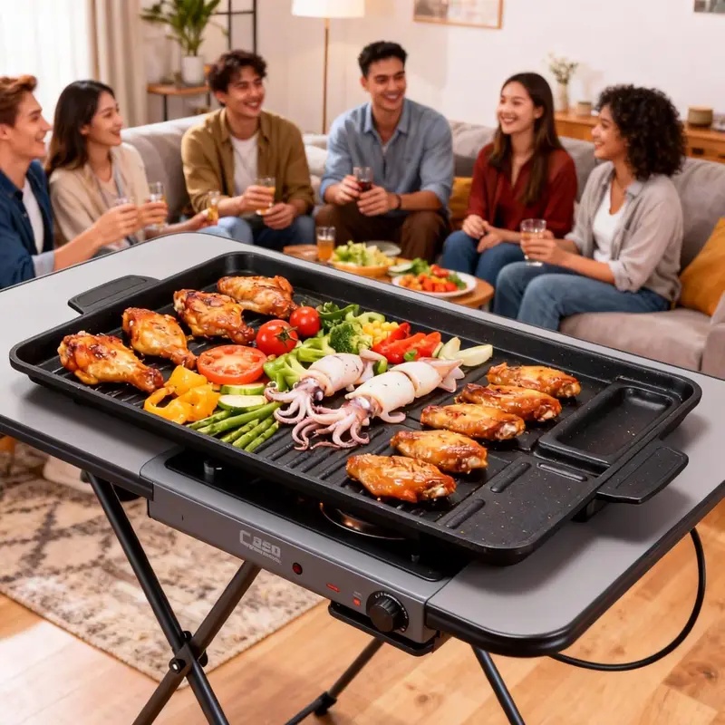 Tragbare Grillplatte im korean – Camping Hiking Cooking Bewertung und Preis