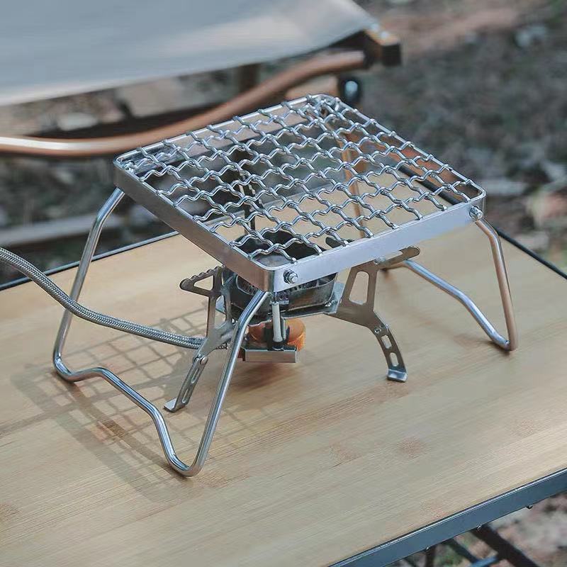 Tragbarer Campinggrill mit Stä – Camping Hiking Cooking Bewertung und Preis