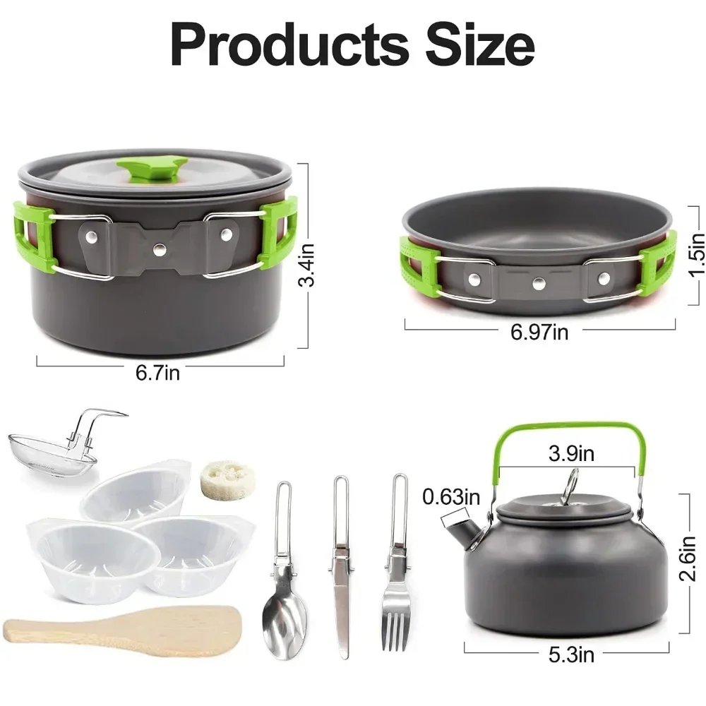 Camping-Kochset Tragbares Leic – Quality Camping Cooking Set Bewertung und Preis