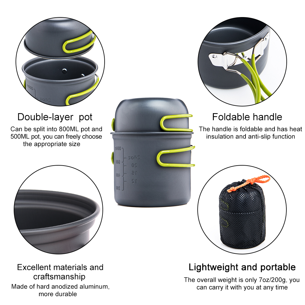 Widesea Ultraleichtes Camping- – Quality Camping Cooking Set Bewertung und Preis