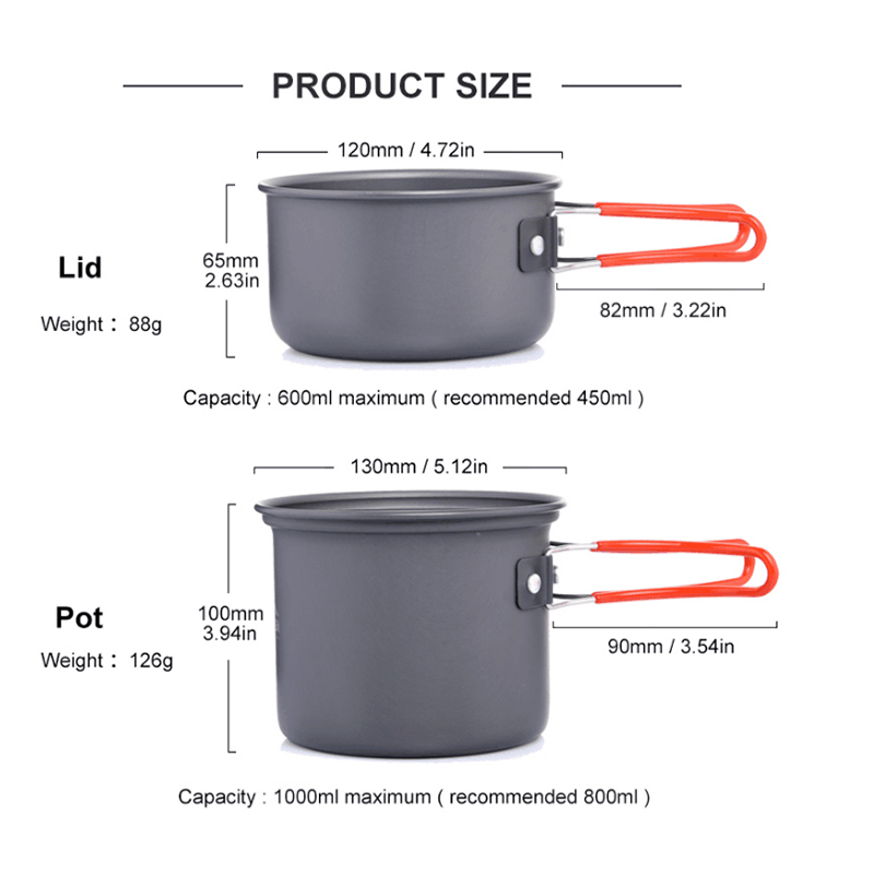 Widesea Ultraleichtes Camping- – Quality Camping Cooking Set Bewertung und Preis