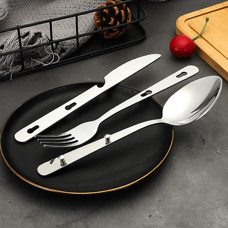 3 teile/satz Tragbare Edelstah – Quality Camping Cooking Set Bewertung und Preis