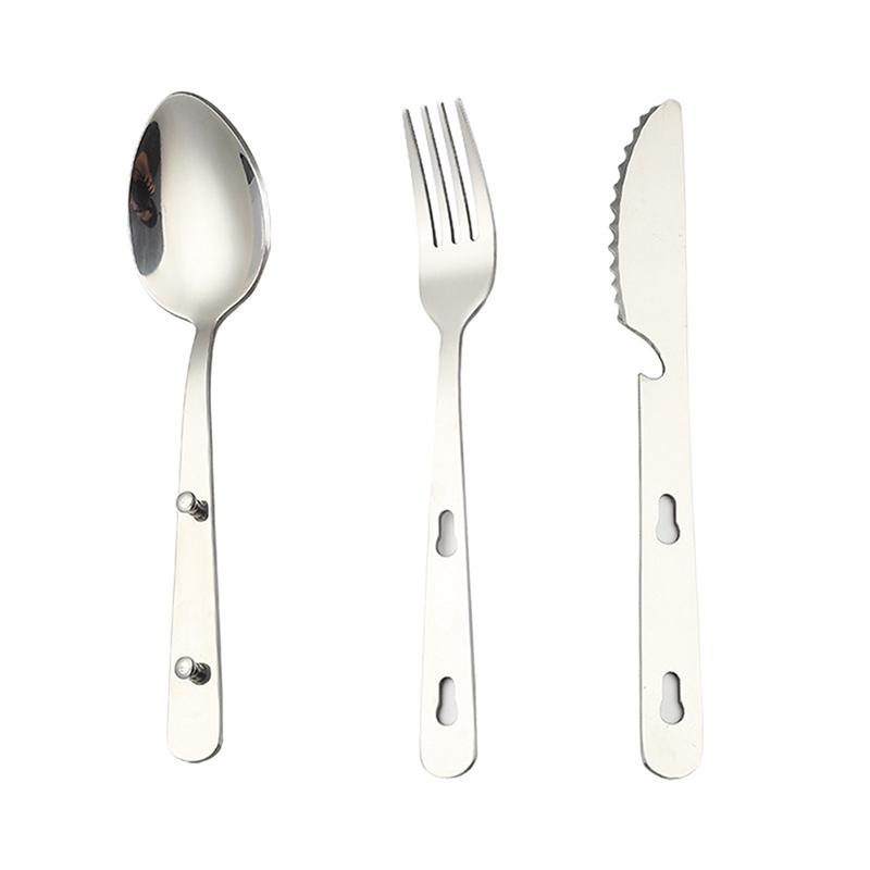 3 teile/satz Tragbare Edelstah – Quality Camping Cooking Set Bewertung und Preis