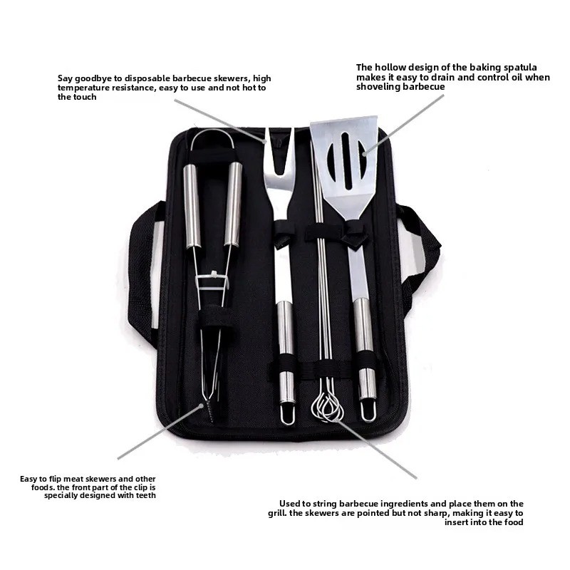20-teiliges Grillbesteck-Set a – Quality Camping Cooking Set Bewertung und Preis